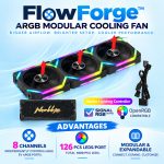 FlowForge ARGB Modular Cooling Fan - Image 3