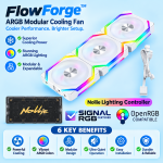 FlowForge ARGB Modular Cooling Fan - Image 9