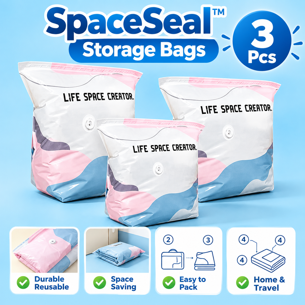 10014 SpaceSeal™ Storage Bags - Image 1